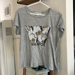 Wild fox Grey T-shirt